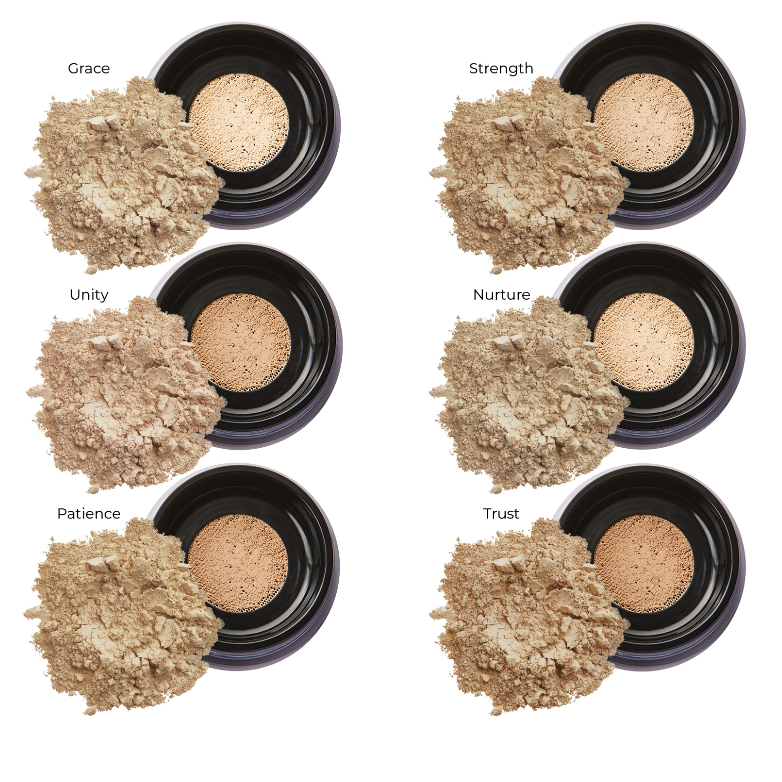 INIKA ORGANIC BIRI MINERALINĖ PUDRA SPF 25 - Trust, 8 g - Image 3