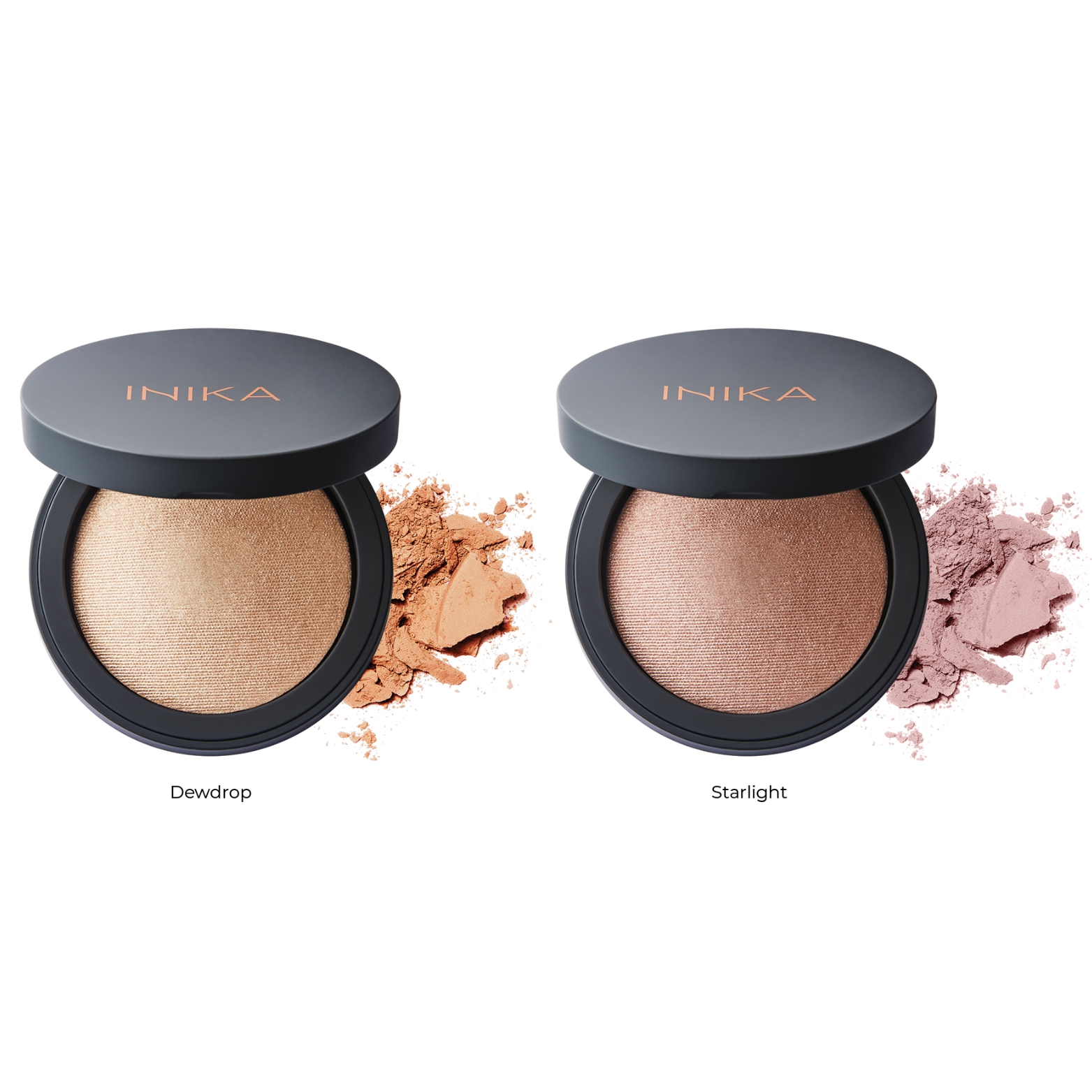 INIKA ORGANIC ŠVYTĖJIMO SUTEIKIANTI KOMPAKTINĖ PUDRA - Dewdrop, 8 G - Image 3