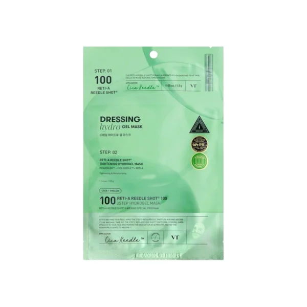 Retinolio veido kaukė su Reedle™ technologija, retinoidais ir hidrogeline formule odos atsinaujinimui, stangrinimui ir smulkių raukšlių mažinimui.