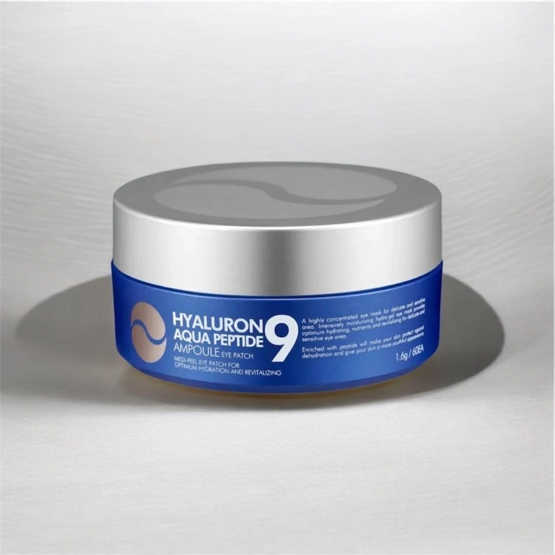 Drėkinančios paakių pagalvėlės su hialurono rūgštimi ir Peptide-9 Complex
